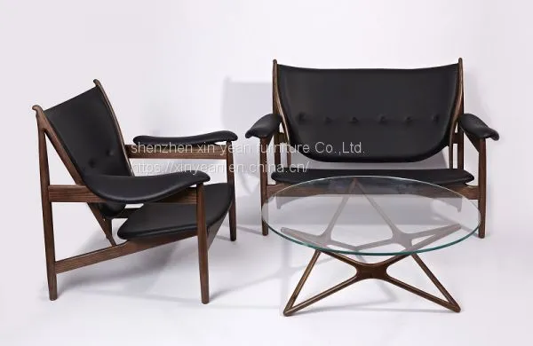 Waxy Leather Replica Reproduction House of Finn Juhl Chieftain Chair photo-3