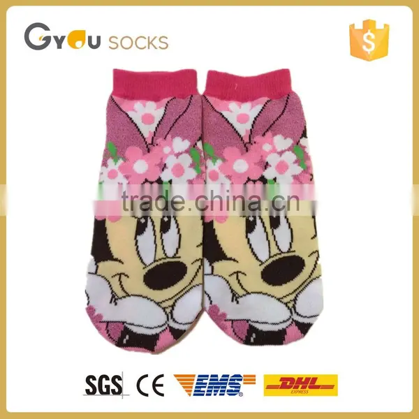 Mickey Pattern Young Girl Cotton Socks/children Socks/school Socks