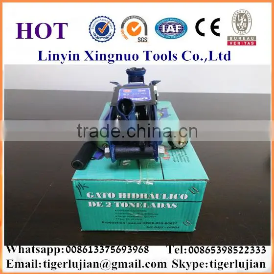 2016 Arrival Hot Selling in China Famous Brand Name Xingnuo 2-ton Capacity Car Hydraulic Blue Color Portable Car Lift Jack photo-6