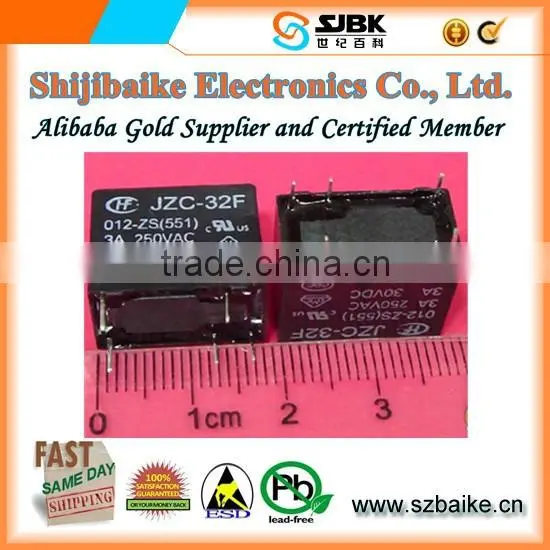 HF32F-012-ZS SUBMINIATURE INTERMEDIATE POWER RELAY