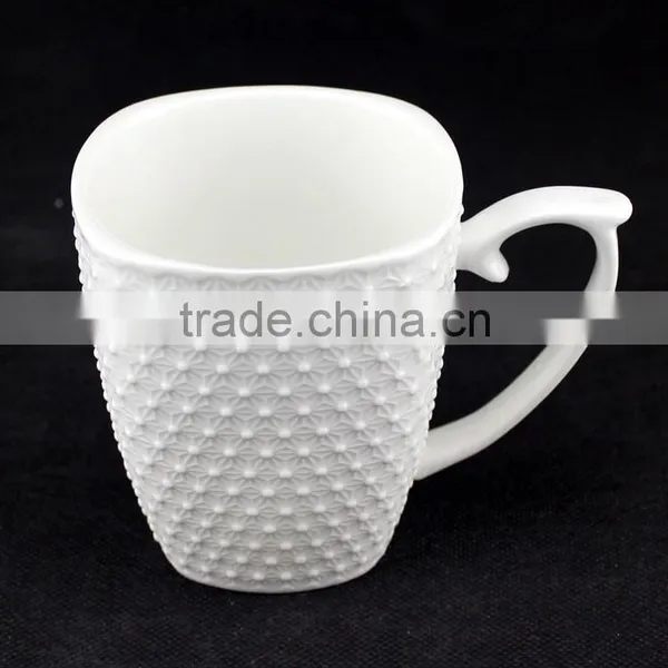 Embossed New Bone China Dinner Setqualitier Tablewarecup Plate Bone China photo-3