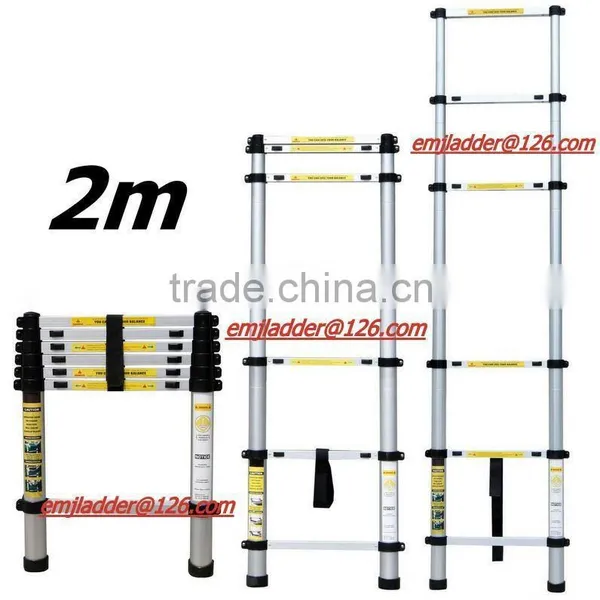 2m Aluminium Telescopic Ladder photo-2