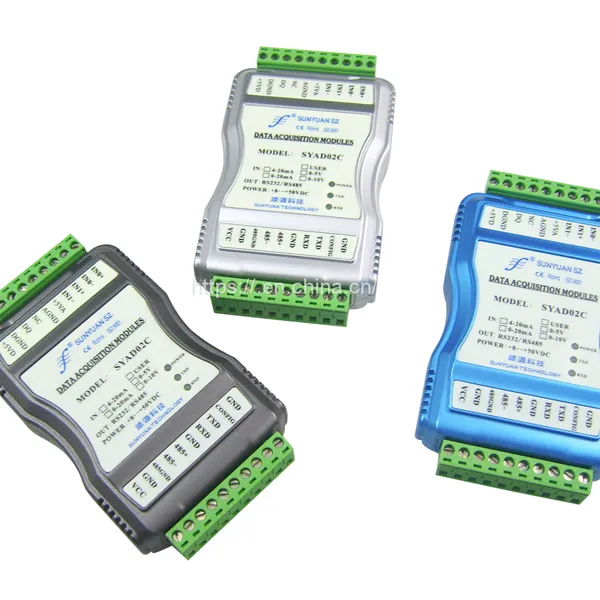 Multi-Channel Analog Signal to RS232/485 Data Acquisition Modules With LED Display photo-2