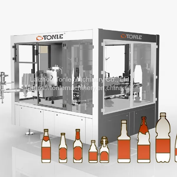 Mineral Water Bottle Rotary Type Hot Melt Glue OPP/Boop CSD Bottle Labeling Machine China Supplier