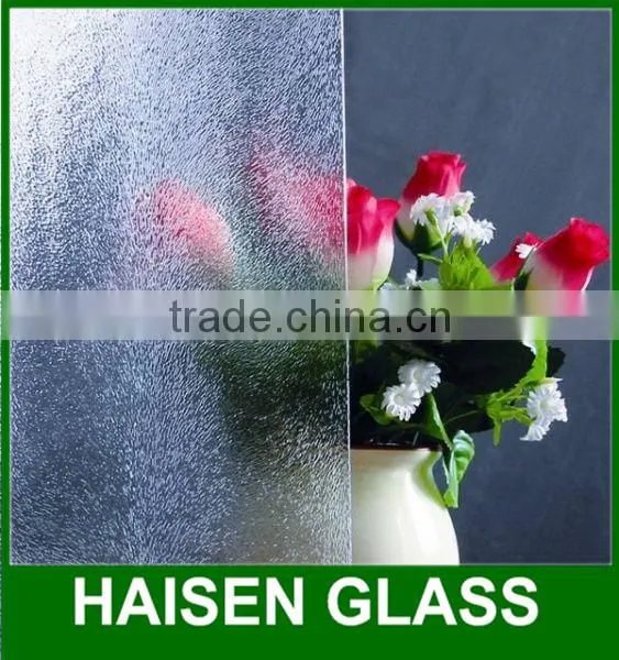 Clear Patterned Glass Diamond Glass for Windows and Shower Doors photo-2