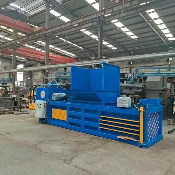 Hydraulic Baling Machine for Recycling Waste Materials; Hydraulic Baling Machine for Waste Cardboard Boxes. photo-2