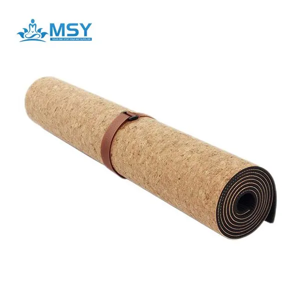 Eco-Conscious Cork Yoga Mat for Professional and Home Fitness Use photo-4