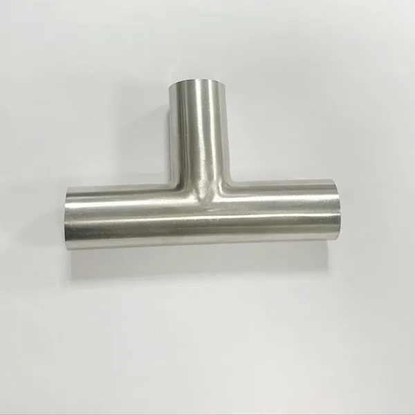 Custom-Made Stainless Steel Welded Tee for Industrial Pipeline Engineering