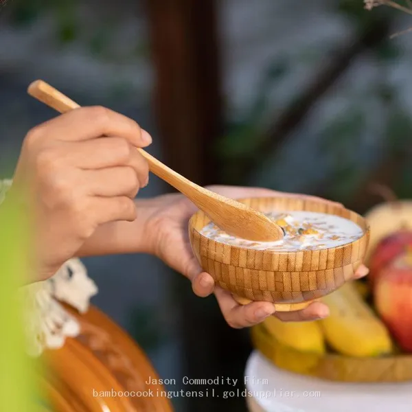 Bamboo Wood Spoons,mini Bamboo Spoon,bamboo Coffee Spoons ,cooking Spoons photo-4