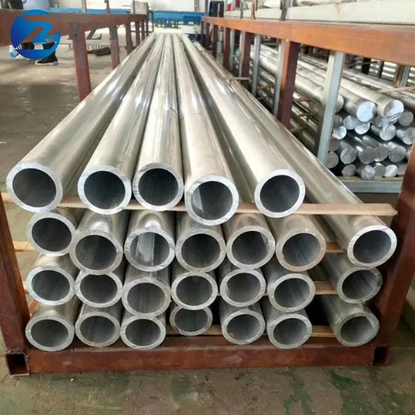 China Supplier Aluminum Tube 6063 6061 6060 6351 6070 Silver Color Extruded Anodize Aluminum Alloy Pipes photo-1