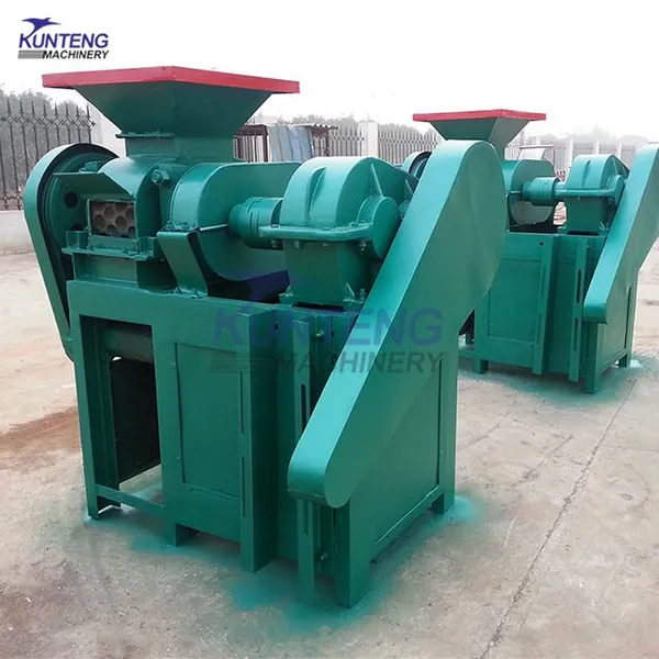 Bi-roller Graphite Forming Machine High Pressure Alumina Coke Tailings Lignite Ball Pressing Machine photo-2