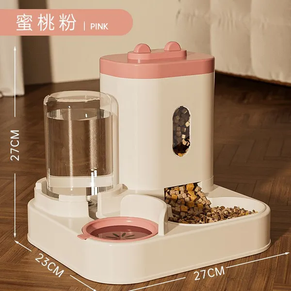 Cat and Dog Water Dispenser, Cat Food Fully Automatic Feeder, Cat and Dog Bowl, Food Storage Bucket, Dog Water Dispenser, Pet Supplies photo-4