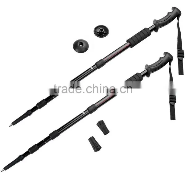 Inner Lock Shock Resistant Adjustable Aluminum Trekking Pole Hiking Stick Supplier's Choice photo-2