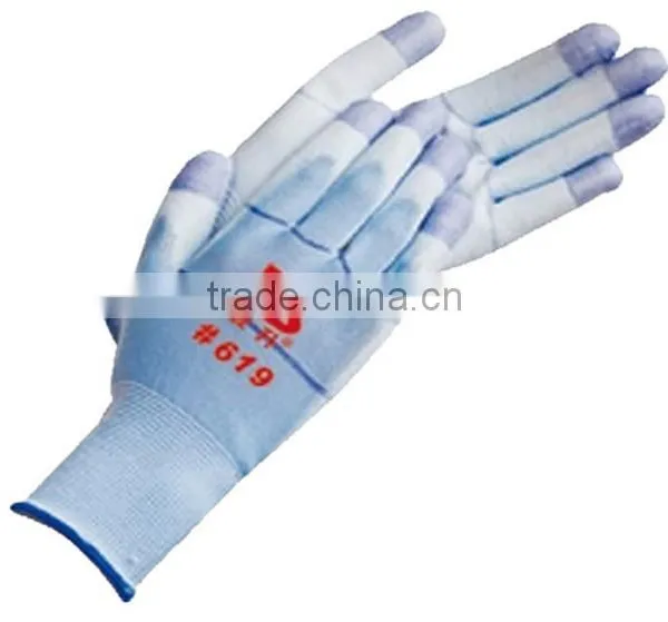 pu Coated Glove En388/ PU Coated Working Cut Resistance Gloves photo-3