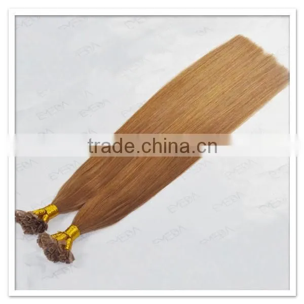 Wholesale European Flat Tipped Fusion Hair Extension Bun Hairpieces photo-6