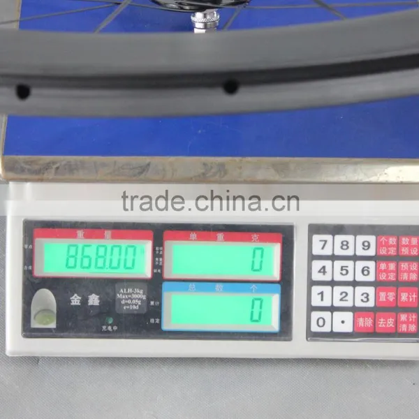 Carbon Track Bike Wheelset 88mm Tubular Novatec Track Wheels for Track Bicycle Frame photo-6