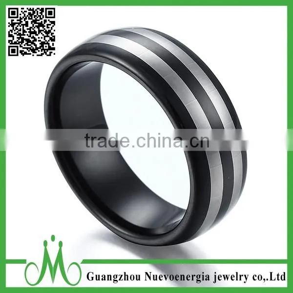 High Quality Tungsten Jewelry Dubai Ring for Men Valentines Gift Engraved Logo Ring Love Font photo-6