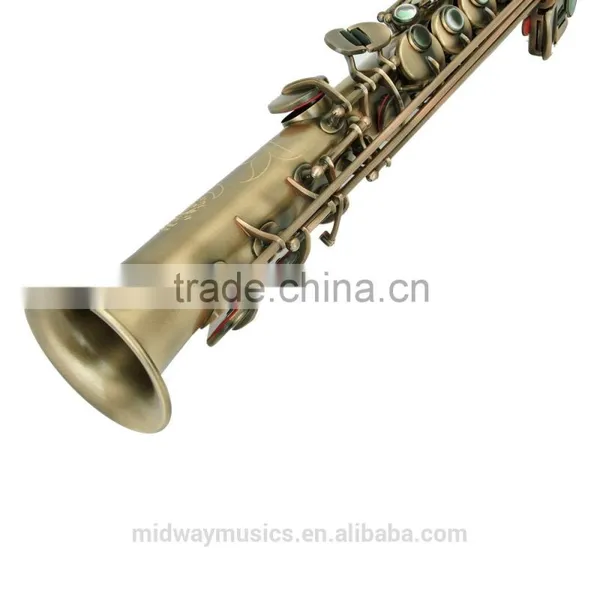 MSS-302 Antique Bronze Soprano Saxophone From China Supplier photo-2