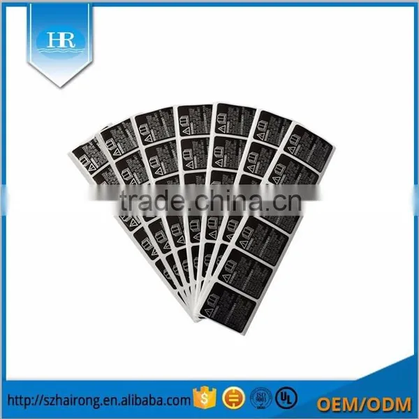 Wholesale Custom Waterproof Printing Blue Black Red 3 Color Self Adhesive Transparent Sticker photo-6