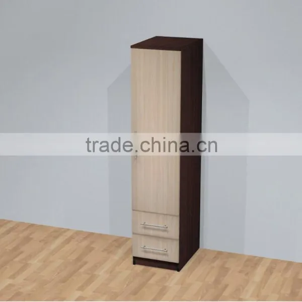 Wardrobe With One Door and Two Drawer 180 cm