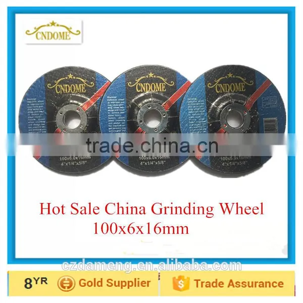 100x6x16 Resin Bonded China Grinding Wheels for Metal and Stainless Steel Supplier's Choice photo-5