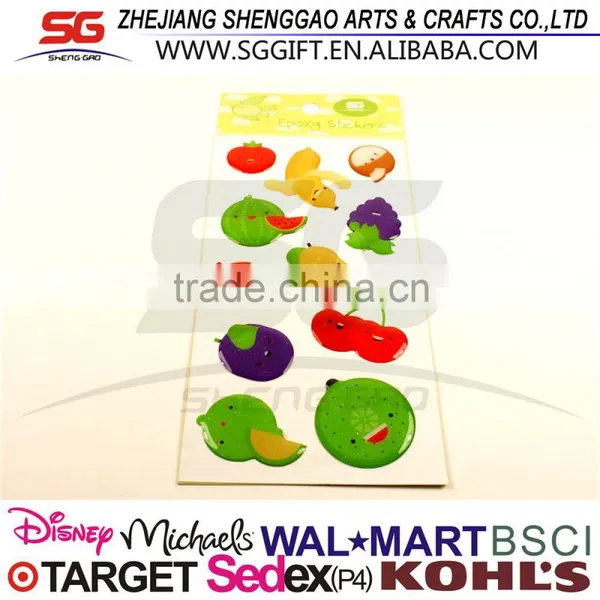 Custom Printing 3D Epoxy Doming Sticker photo-2