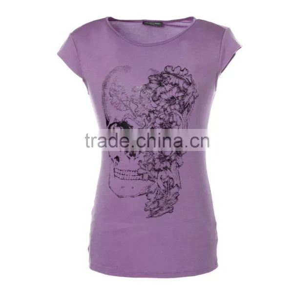 Ladies T-shirt Design/custom T-shirt Printing photo-3
