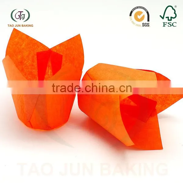 Baking Cups for Cake Flower Petal Paper Cups photo-3
