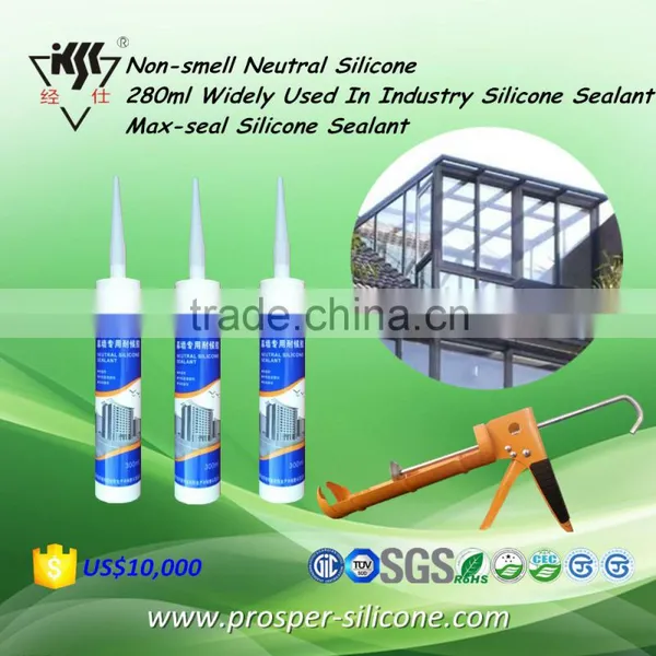 280ml Non-smell Neutral Silicone Widely Used In Industry Silicone Sealant Max-seal Silicone Sealant photo-3