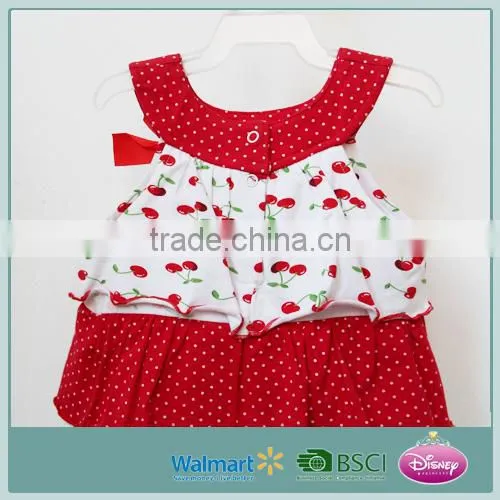 Summer Infant Baby Girl Top Dress 100% Cotton Baby Girl Dress photo-4