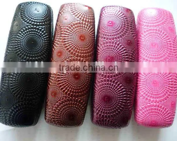 Metal Any Color Hard PU Glasses Case photo-5