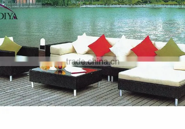 Rattan Wicker Outdoor Garden 3 Seater Sofa Set photo-6