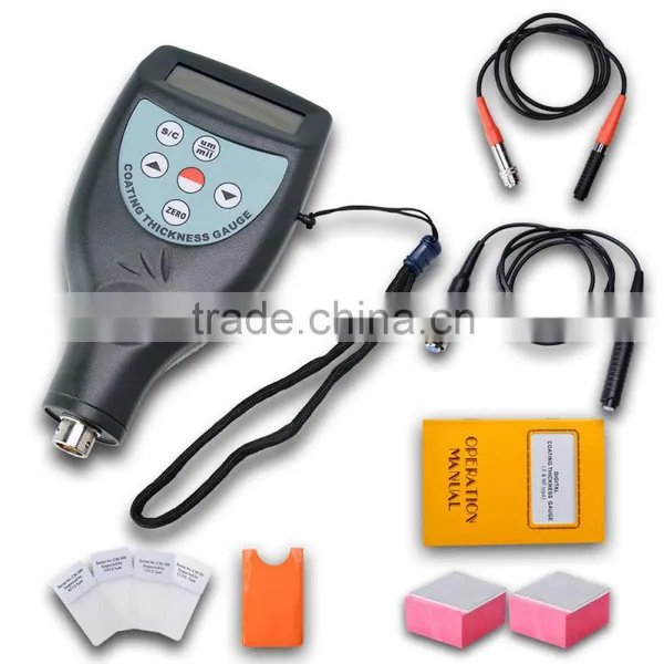 Digital Gauge F NF Probes Painting 1250um 50mil Coating Paint Thickness Meter photo-6