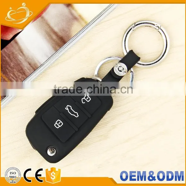 High Quanlity 3 Button Silicone Car Remote Key Case Cover Holder Shell Flip For Audi A6l Q7 Tt R8 A3 A4 photo-4