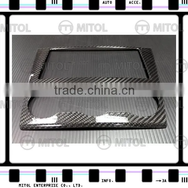 For Subaru WRX 2014- Carbon Fiber Car Center Console Car Dashboard Cover photo-3