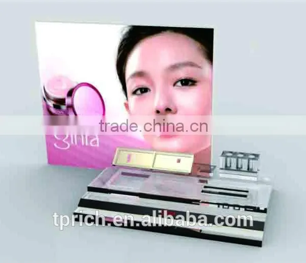L-shaped Multifunctional Acrylic Cosmetic Display Case