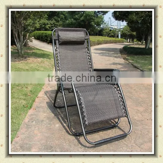 Portable Folding Zero Gravity Chair With Pillow