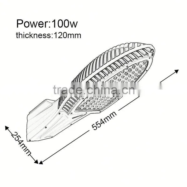 High Brightness Waterproof Cob Led Street Light 54w photo-2