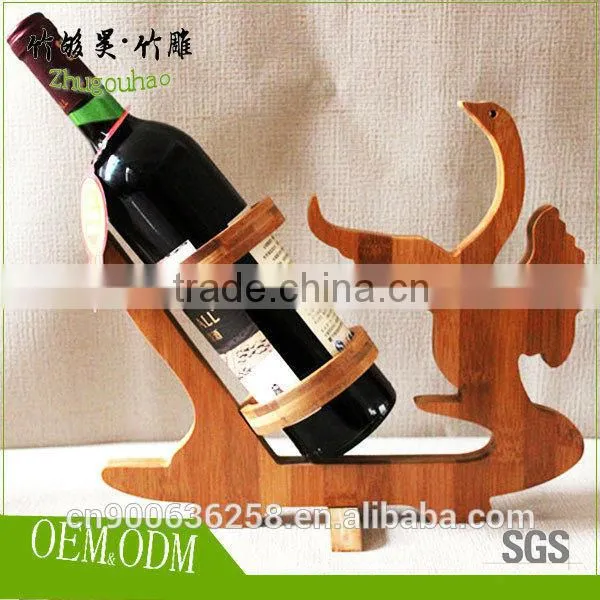China Direct Home Storage Accessories Wooden Wine Bottle Rack photo-4
