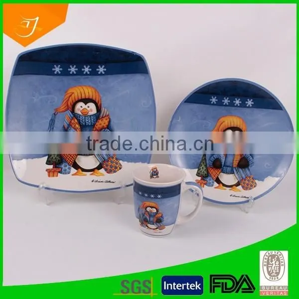 Stoneware Dinner Set Winter Design