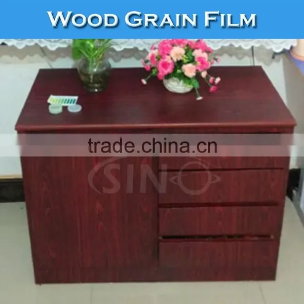 SINO W1391 Promotion PVC Wall Decorative Wood Texture Paper photo-3