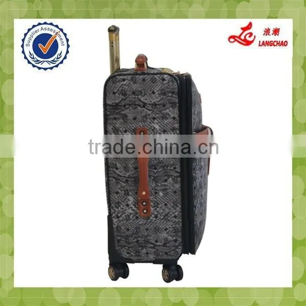 PU Leather Trolley Case Fashionable High Quality Hot Selling Travel Bags photo-3