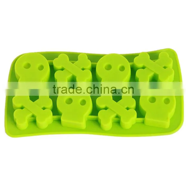 2 COLOR Freeze Ice Cube Tray Skull Mould Mold Cooking Tools Cookie Cutter Ice Molds Ice Trays Ice Cream Tools Hot Selling photo-5