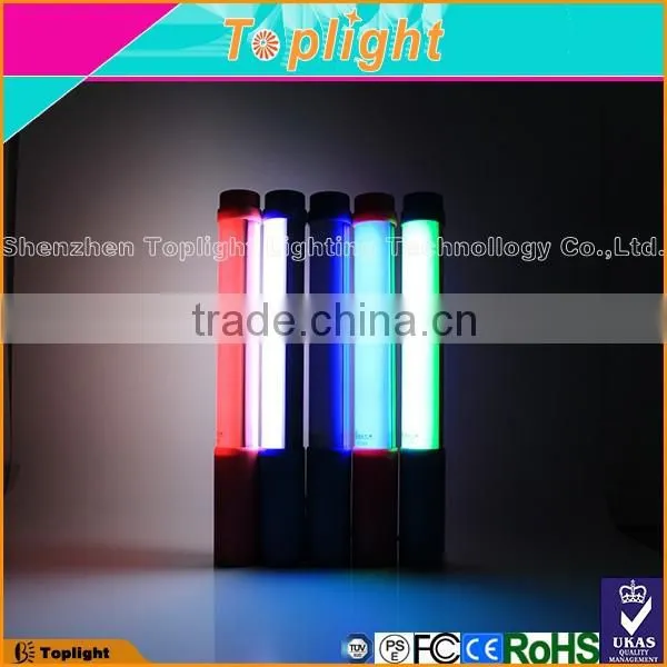 Double Side Shine 5w RGB Led Flashlight With Usb Charger photo-3