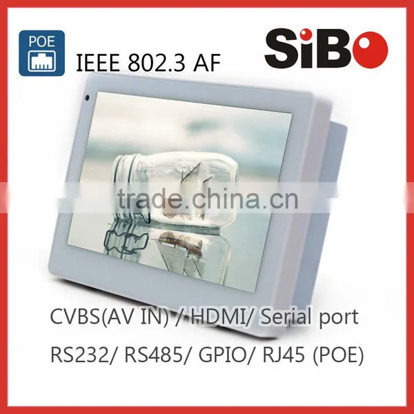 7 Inch Wall Mount Android POE RS232 Tablet With LED Light photo-4