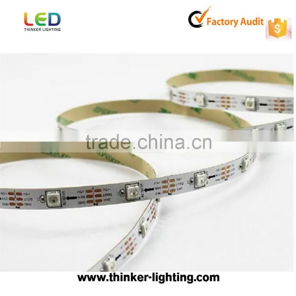 IC 60leds DC 5V RGB Digital Ws2801b Led Strip Lights IP 20 IP65 IP67 IP68 photo-5