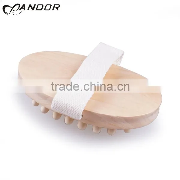Wood Short Handle Massage Body Brush photo-2