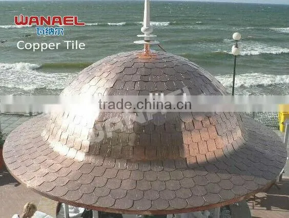 Factory Sale Copper Roof Shingle, Fiber Glass Roof Tile