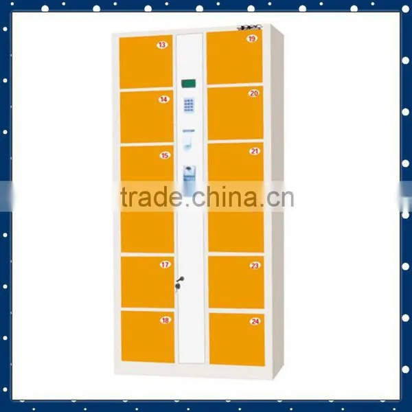 High Quality Safe Public Bathroom 24 Door Refrigerator Electronic/ Barcode Locker Quality Choice photo-3