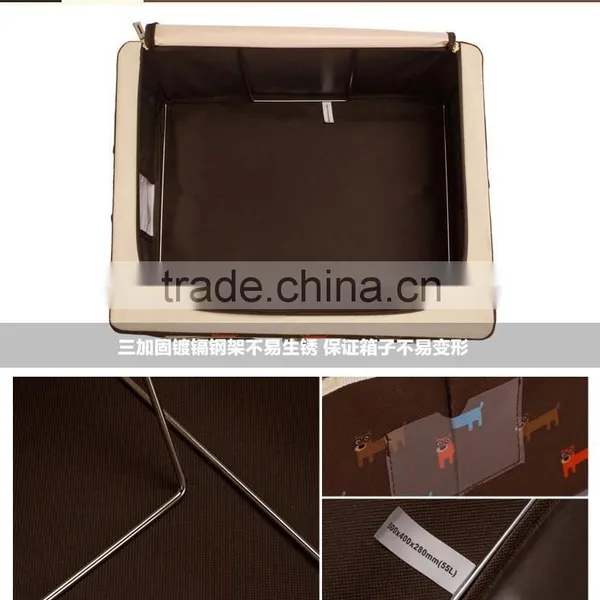 YIWU RODA Figh-end Fashion Atmosphere Durable 600D Waterproof Foldable Storage Box photo-4